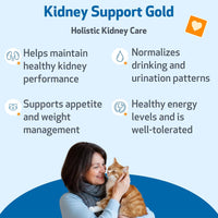 Pet Wellbeing Kidney Support Gold for Cats 2 oz (59 ml)