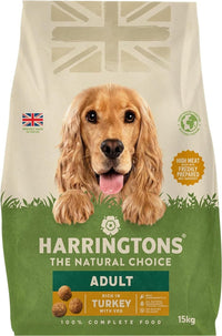 Harringtons Complete Dry Adult Dog Food Turkey & Veg 15kg