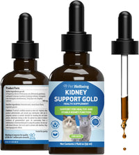 Pet Wellbeing Kidney Support Gold for Cats 2 oz (59 ml)